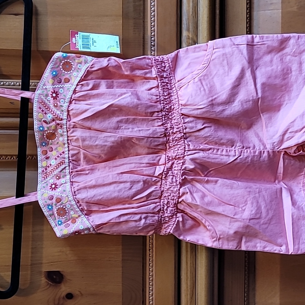 Girls pink Romper